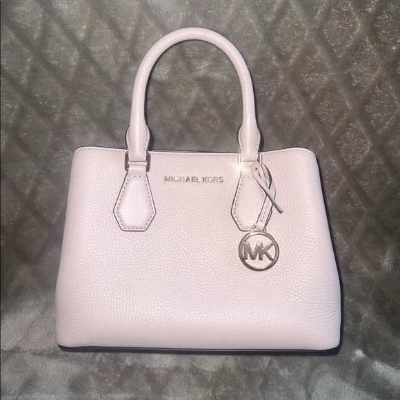 Michael Kors Camille Small Satchel (soft Pink) - Picture 3 of 12